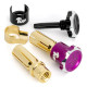 Adjustable Bullet Plugs - 5mm - Purple/Black - 1UP - 1UP-190453