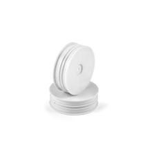 Jantes TT 1/10 avant étroite 2WD - Blanc (2) - HUDY - 803220