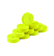 1/10 Off-Road Wheel - 2Wd Front Narrow –Yellow (10) - HUDY - 803221-Y