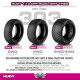 1/10 Off-Road Tire 4Wd Front Dirt - 303 - Soft (2) - HUDY - 814303D-S