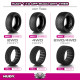 1/10 Off-Road Tire 4Wd Front Dirt - 303 - Soft (2) - HUDY - 814303D-S