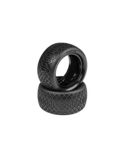 1/10 Off-Road Tire 2Wd/4Wd Rear Dirt 303 -Soft (2) - HUDY - 816303D-S