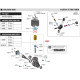 T300 TUNED SLEEVE, PISTON & CONROD - MATCHED SET - FX - 633000-T