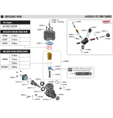 T300 CARBURETOR - BLACK - SET - FX - 636000-K