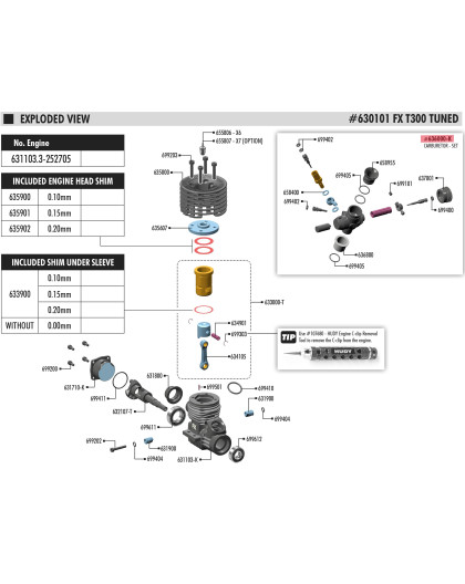 T300 Carburateur Black - FX - 636000-K