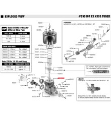 K303 CRANKCASE - BLACK - FX - 651105-K