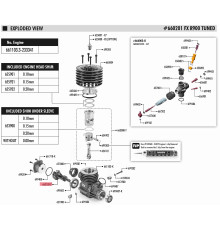 TUNED CRANKSHAFT 2 DOTS - FX - 662103-T
