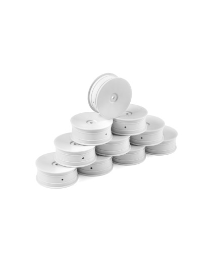 1/10 Off-Road Wheel - 2Wd – Front – White (10) - HUDY - 803211