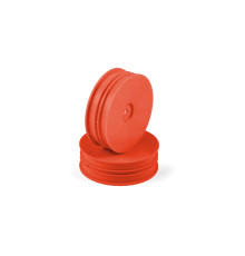 1/10 Off-Road Wheel - 2Wd Front Narrow –Orange (2) - HUDY - 803220-O