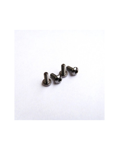  Titanium Hex Socket Button Head Screw M2x6 - HIRO SEIKO - 48015