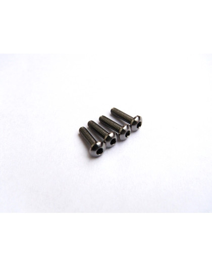  Titanium Hex Socket Button Head Screw M2x8 - HIRO SEIKO - 48016