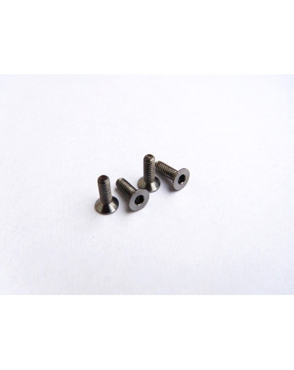  Titanium Hex Socket Flat Head Screw M2x6 - HIRO SEIKO - 48019