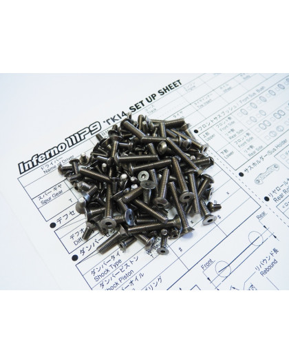  Mp9 Tki4 Titanium Hex Socket Screw Set - HIRO SEIKO - 48073