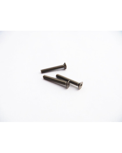  Titanium Hex Socket Flat Head Screw M3X22 (2) - HIRO SEIKO - 48087
