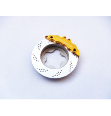  Aluminum Brake Disc Evo-Ii [Gold] - HIRO SEIKO - 48123
