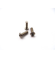  Titanium Hex Socket Button Head Screw M4X14 (3) - HIRO SEIKO - 48192