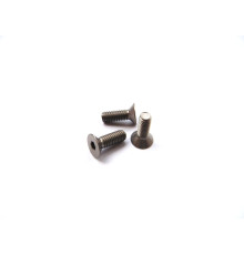  Titanium Hex Socket Flat Head Screw M4X14 (3) - HIRO SEIKO - 48194