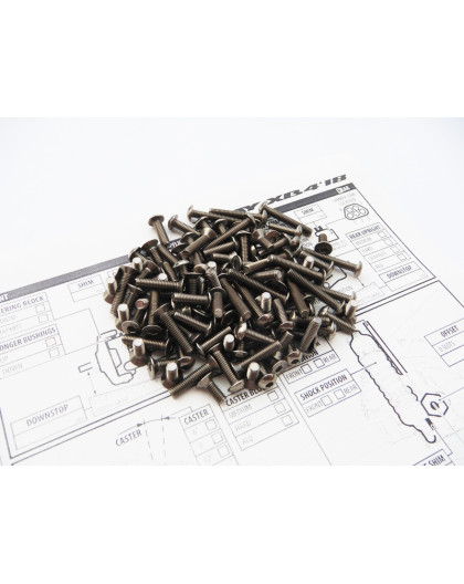  Xb4'18 Titanium Hex Socket Screw Set - HIRO SEIKO - 48202