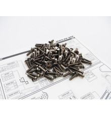  Xb8'18 Titanium Hex Socket Screw Set - HIRO SEIKO - 48225