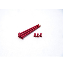  Blitreme Aluminum Screw Set [Red] - HIRO SEIKO - 48321