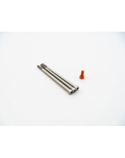 Vis moteur titane/alu XeRun V10 G3 Orange - HIRO SEIKO - 48344