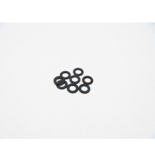  3mm Alloy Spacer Set (1.0T) [Black] - HIRO SEIKO - 48455