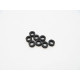  3mm Alloy Spacer Set (2.0T) [Black] - HIRO SEIKO - 48469