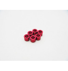  3mm Alloy Spacer Set (3.0T) [Red] - HIRO SEIKO - 48478
