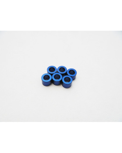  3mm Alloy Spacer Set (4.0T) [Y-Blue] - HIRO SEIKO - 48488
