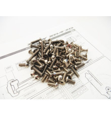  Xb4'20 Titanium Hex Socket Screw Set - HIRO SEIKO - 48598