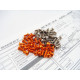 Kit visserie titane/alu hexagonale Orange X12'21 - HIRO SEIKO - 48626