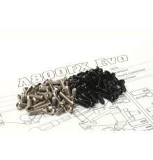 Kit de visserie titane/alu hexagonale A800FX EVO - HIRO SEIKO - 48662