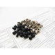 X12'22 Titan/Alum Hex Socket Screw Set Black - HIRO SEIKO - 48687