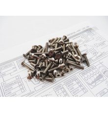 Kit de visserie titane hexagonale XB4C/D'22 - HIRO SEIKO - 48691