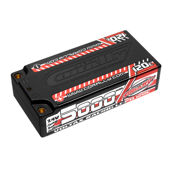 Lipo Voltax 120C 5000mah 2S Shorty  - CORALLY - C-49505
