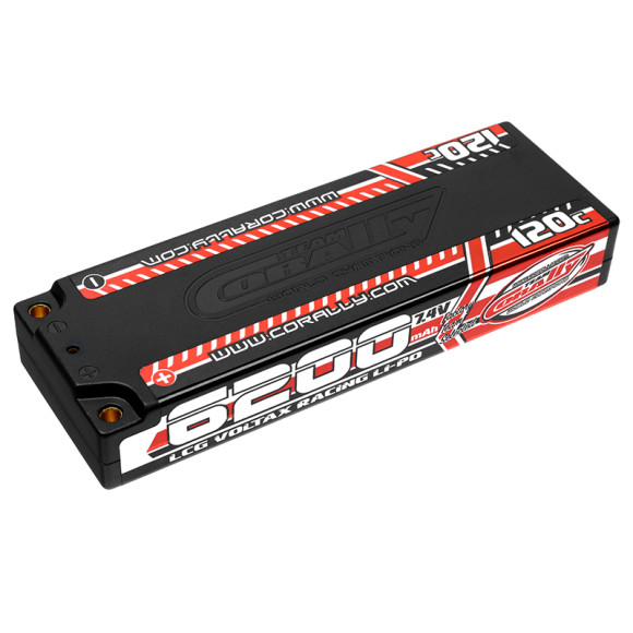 Lipo Voltax 120C 6200mah 2S Stick LG - CORALLY - C-49510