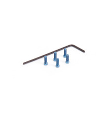  M2X5 Cap Screw Set (5 Pcs) [Blue] - HIRO SEIKO - 69205