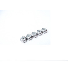 Ecrous nylstop alu 2mm Gris - HIRO SEIKO - 69212