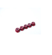  2mm Alloy Nylon Nut [Red] - HIRO SEIKO - 69216