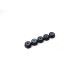 Ecrous nylstop alu 2mm Noir - HIRO SEIKO - 69217
