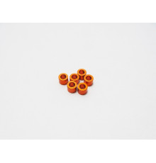  3mm Alloy Spacer Set (3.0T/4.0T/5.0T) [Orange] - HIRO SEIKO - 69467