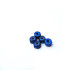  2mm Alloy Nylon Nut (S) [Yokomo-Blue] - HIRO SEIKO - 69542