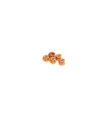  3mm Alloy Nylon Nut [Orange] - HIRO SEIKO - 69558