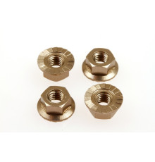  4mm Alloy Serrated Wheel Nut [Ti] - HIRO SEIKO - 69595