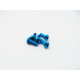  Alloy 7075 Hex Button Screw M3X6 [T-Blue] - HIRO SEIKO - 69619