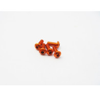  Alloy 7075 Hex Button Screw M3X6 [Orange] - HIRO SEIKO - 69635