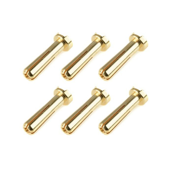 TEAM CORALLY - BULLIT CONNECTO R 4.0MM - MALE - SOLID TYPE - - C-5015
