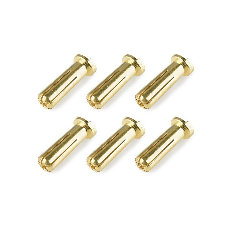TEAM CORALLY - BULLIT CONNECTO R 5.0MM - MALE - SOLID TYPE - - C-5015