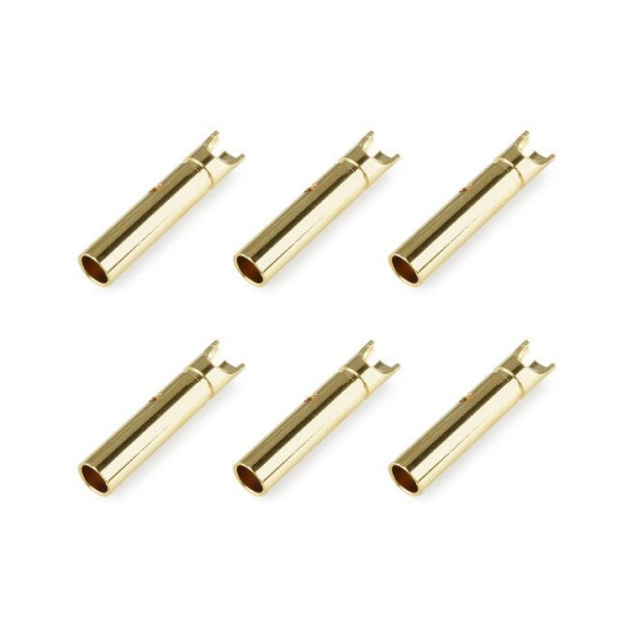 TEAM CORALLY - BULLIT CONNECTO R 2.0MM - FEMALE - GOLD PLATED - C-501