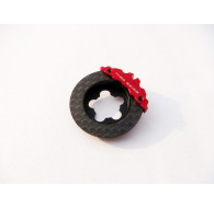  Carbon Fiber Brake Disc Set [Red] - HIRO SEIKO - 69962
